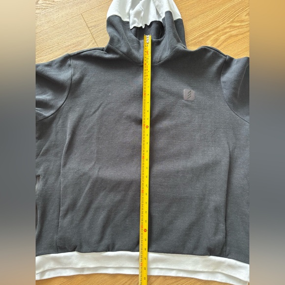 Adidas Adicross Sweatshirt Hoodie Men 2XL Half Zip-Up Black White - Picture 11 of 12